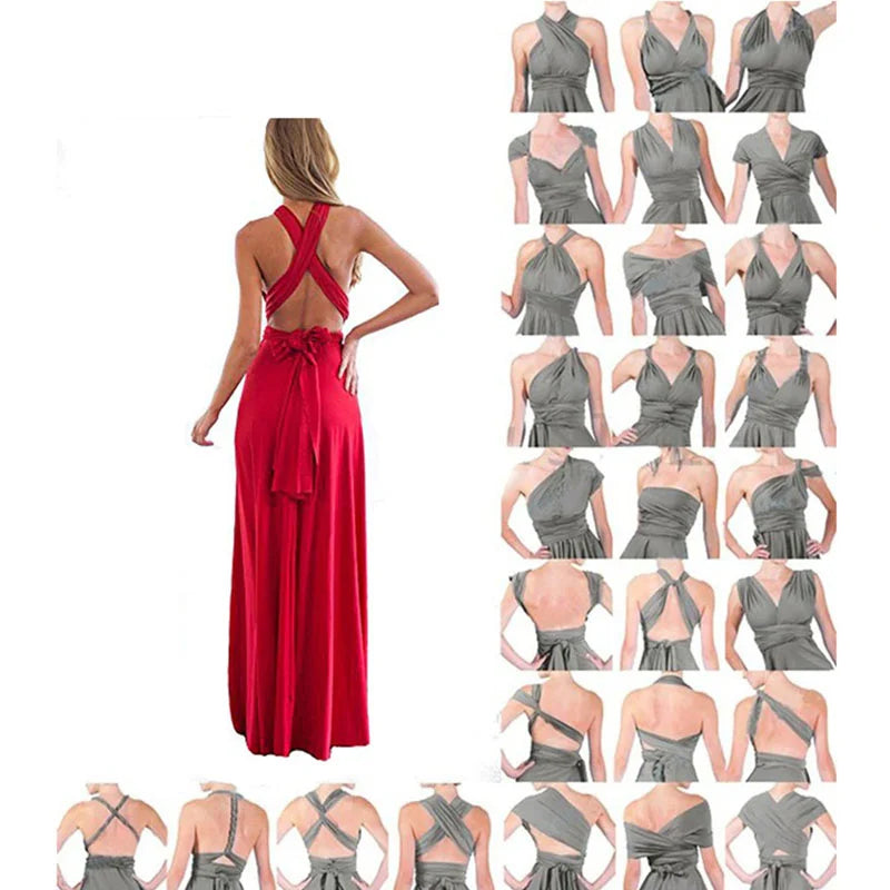 Versatile and Sexy Strap Wrap Dress