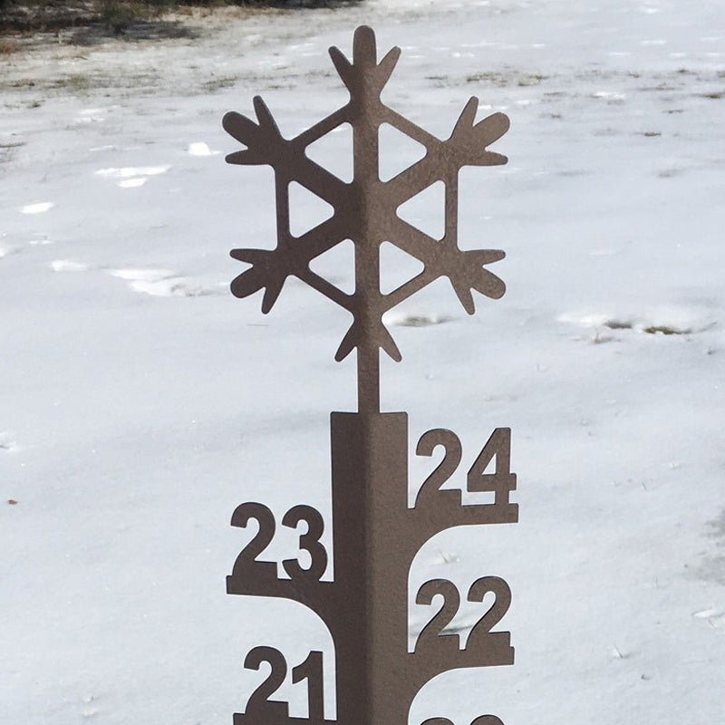 Snowflake/Snowmobile 24" Custom Snow Gauge