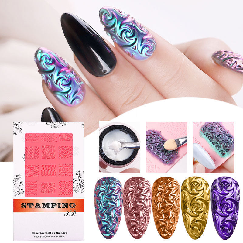 3D Sculptuur Nail Art Mold