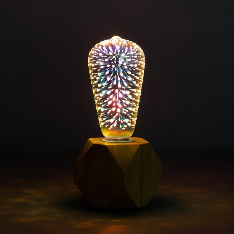3D Fireworks Decorative LED Light Bulb