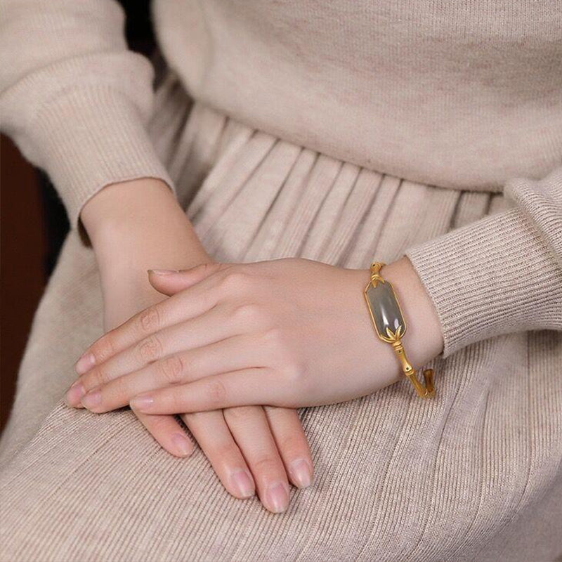 Elegant Antique Bamboo Bracelet