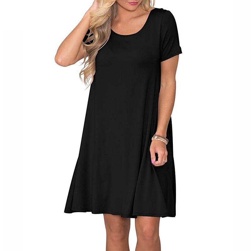 Summer Travel Short Sleeve Dress