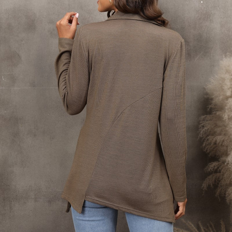 Long Sleeve Irregular T-shirt