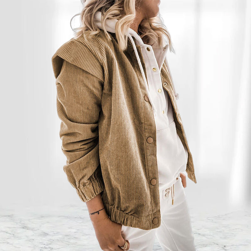 Lapel Corduroy Jacket
