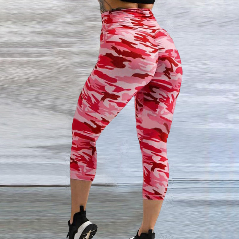 Women Seamless Camo Leggings
