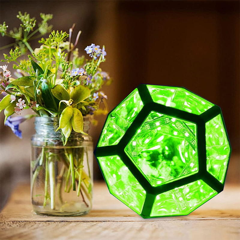 Infinite Dodecahedron Color Art Light