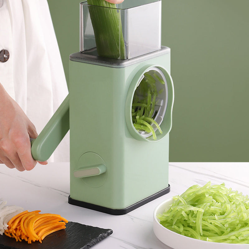 Multifunctional Drum Vegetable Cutter Kitchen Household Circular