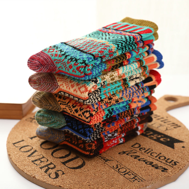 Retro Ethnic Socks