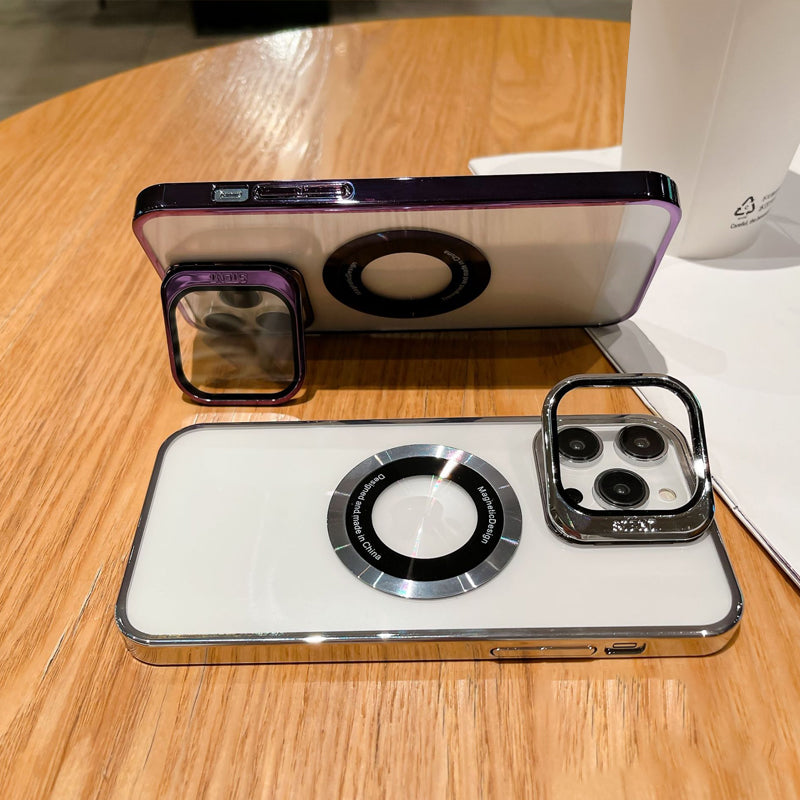 Magnetic iPhone Case with Lens Holder