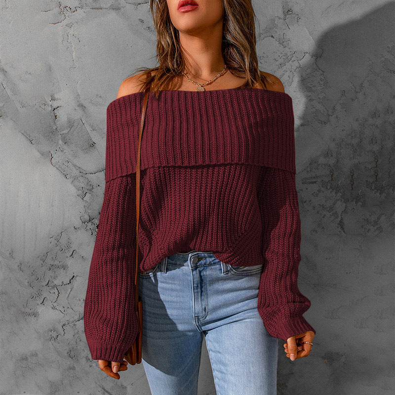 Off-shoulder Sweater