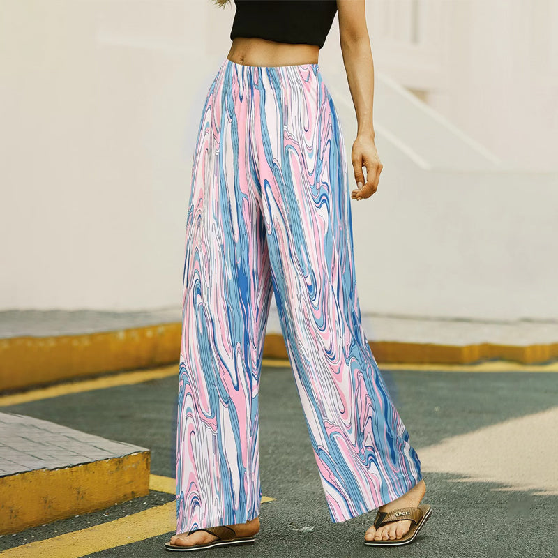 Tie Dye Wide Leg Pants