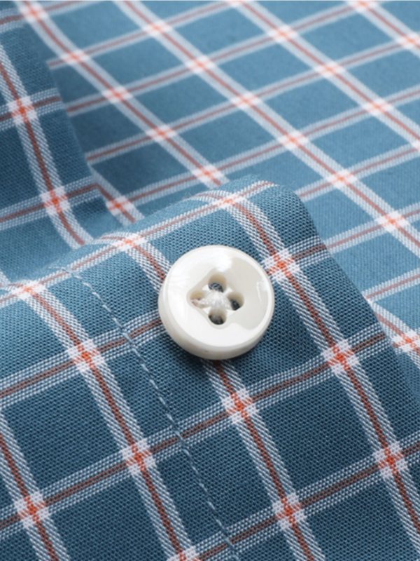 Men's Checkered Short Sleeve Shirt