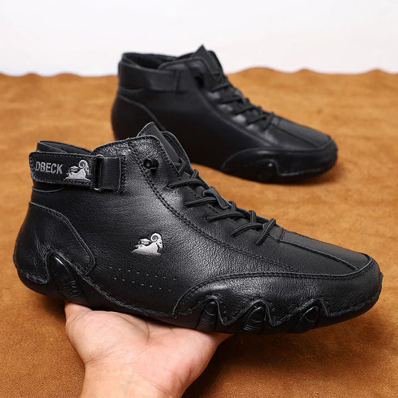 Fashionable Monochromatic Martin Boots