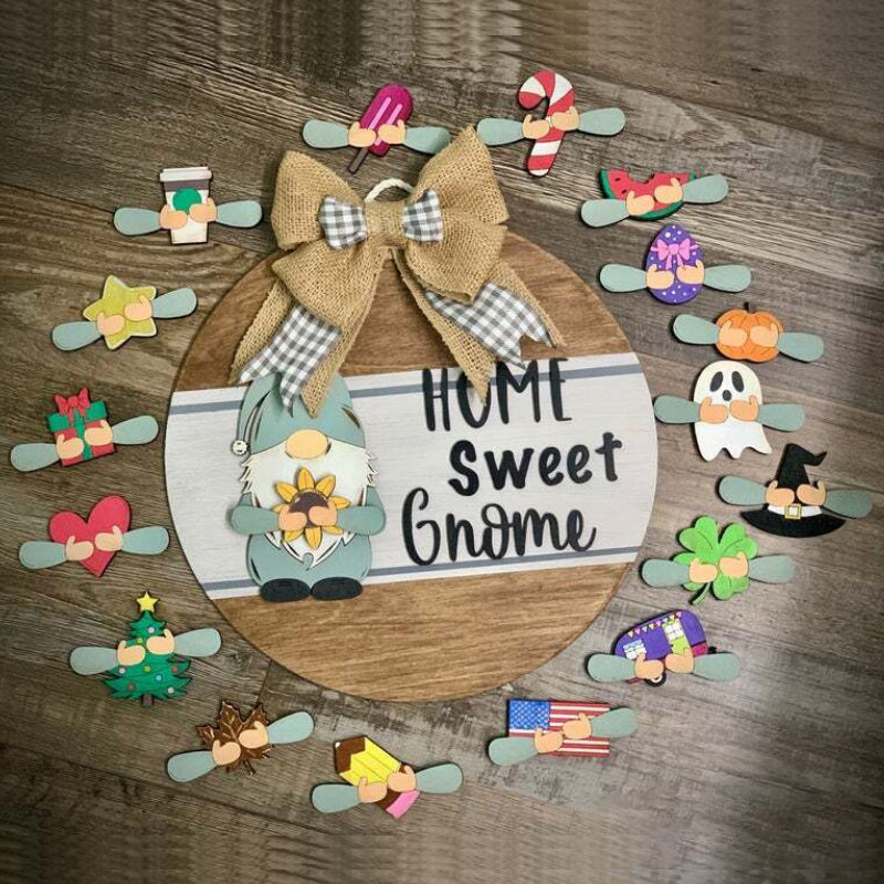 Cute Gnome Door Hanger