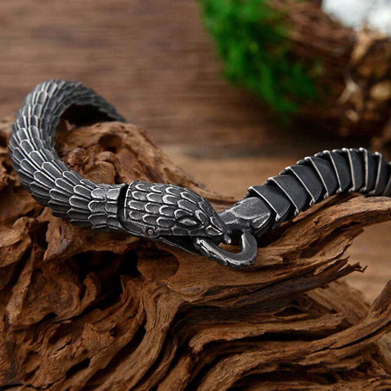 World Serpent Jormungandr Snake Necklace