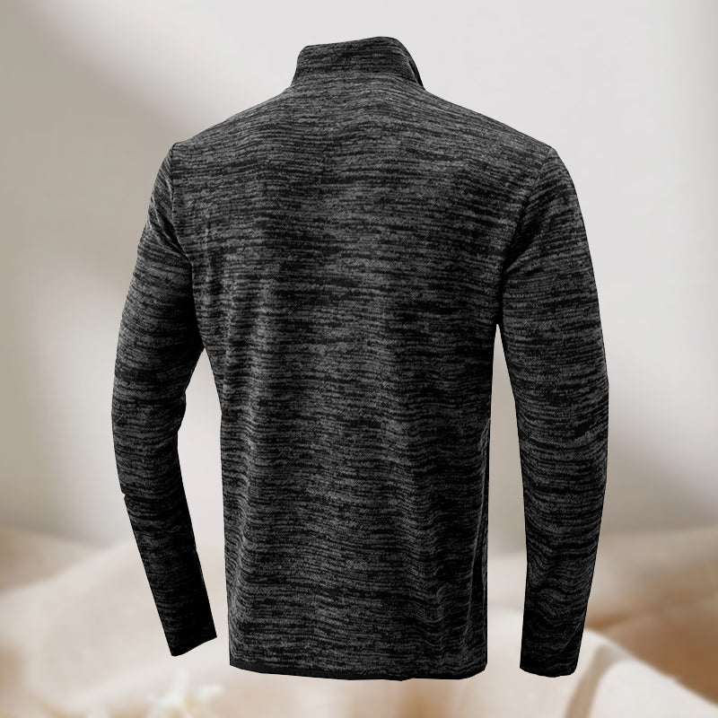 Men's Half Zip Stand Collar Sweatshirt