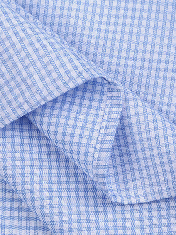 Fine Grid Refreshing Business Shirt