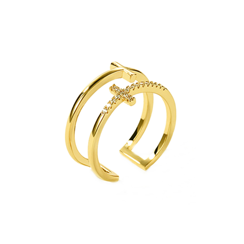Double-layer Cross Ring