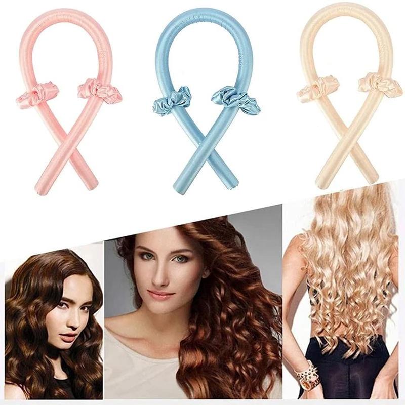 Heatless Hair Curl Ribbon Kit