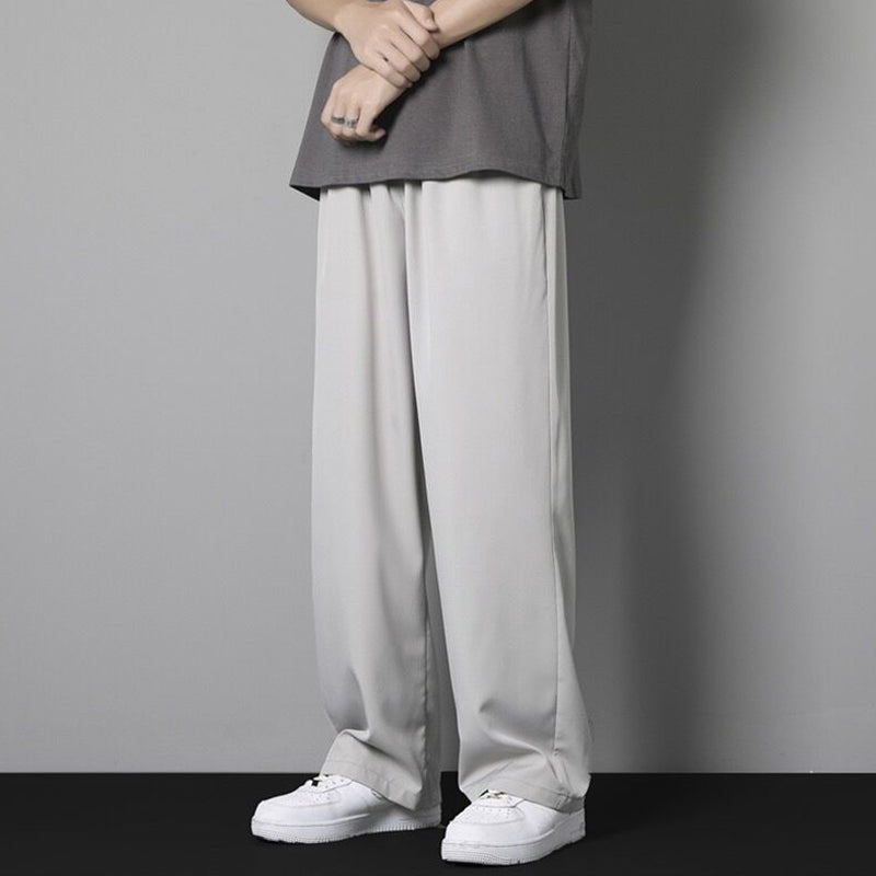 Men's Long Ice Silk Pants