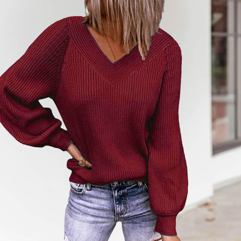 Womens V Neck Sweaters
