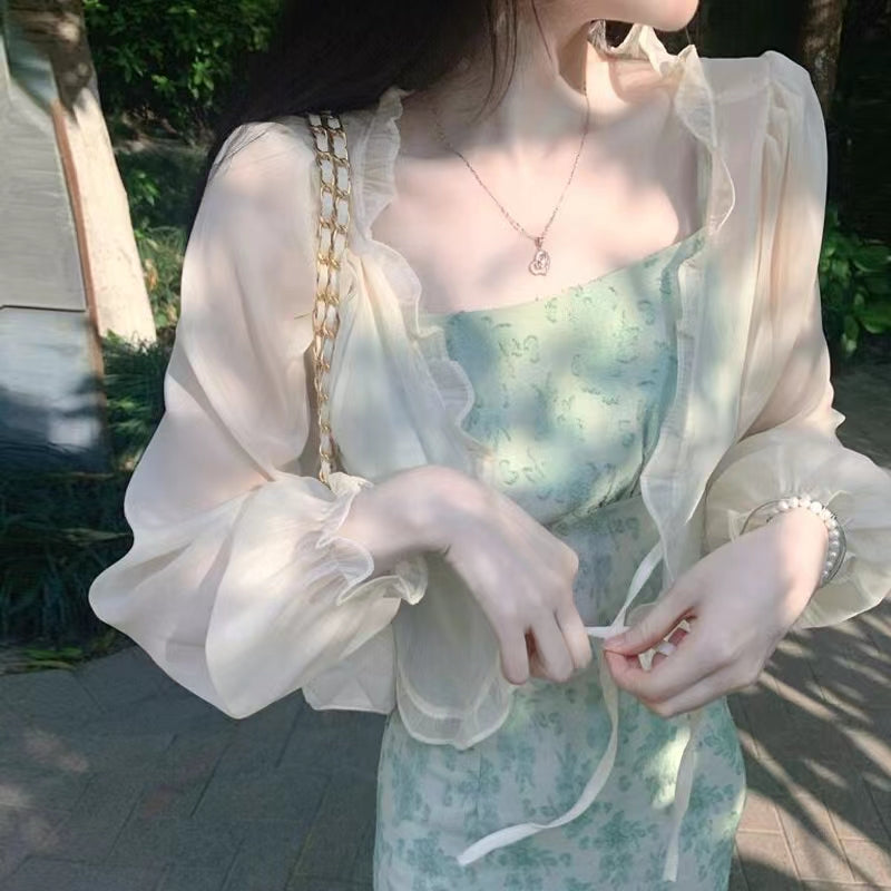 Oversized Clear Bow Tie Shawl