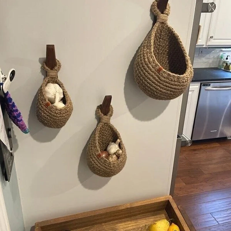 Wall Mounted Vegetable Fruit Basket