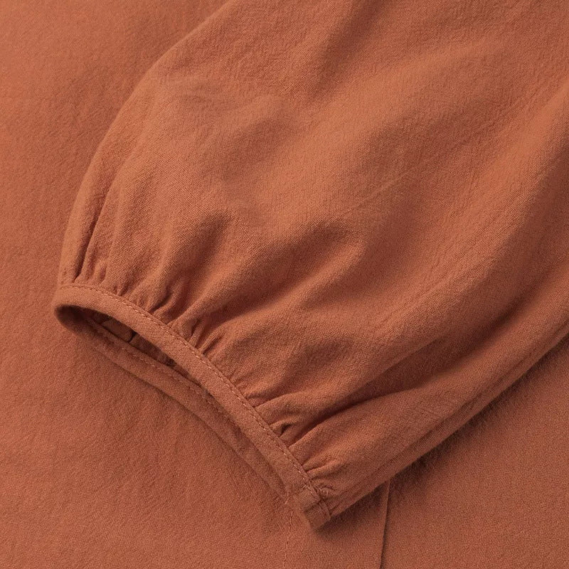 Cotton Linen Button Shirt