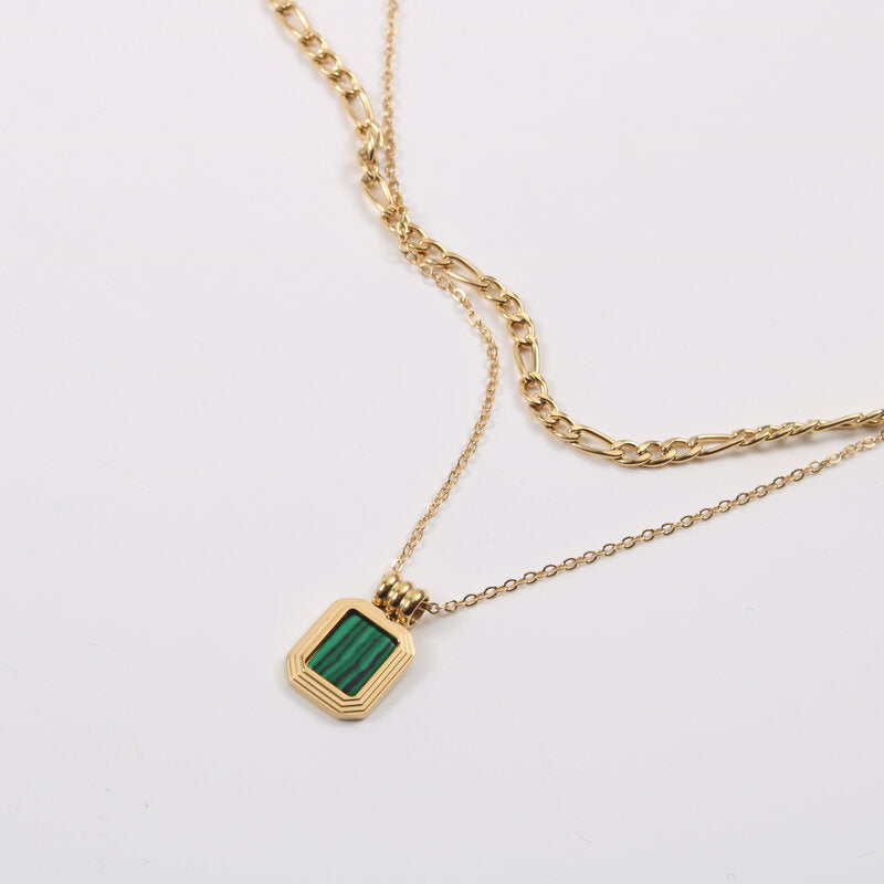 Double Layered Turquoise Necklace