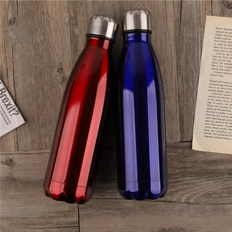 Outdoor Sports Stainless Steel Coke Bottle
