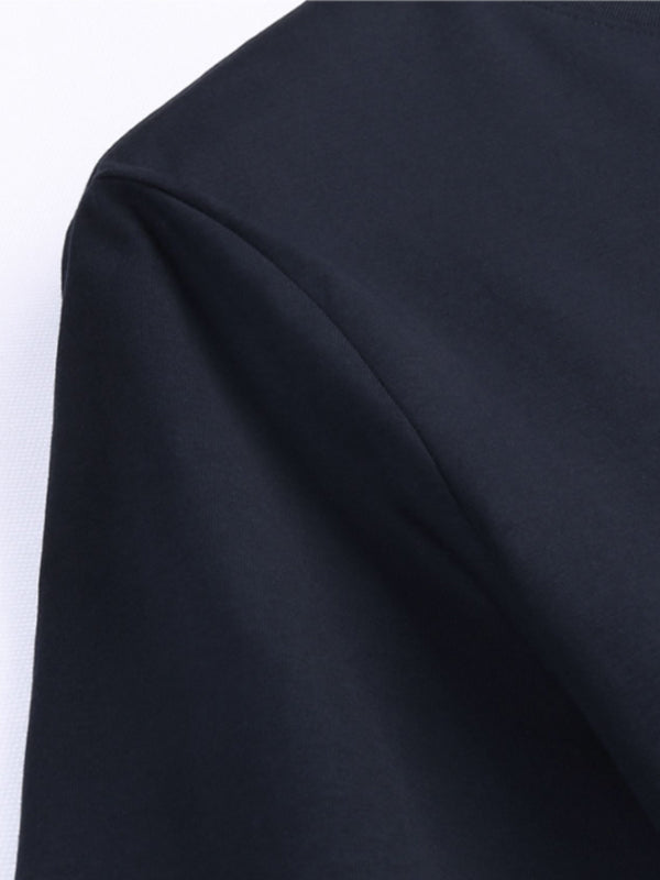 Round Neck Casual Short Sleeve