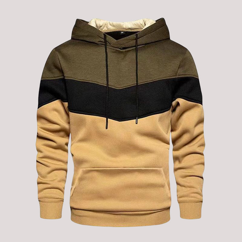 Hooded Colorblock Sweatshirt