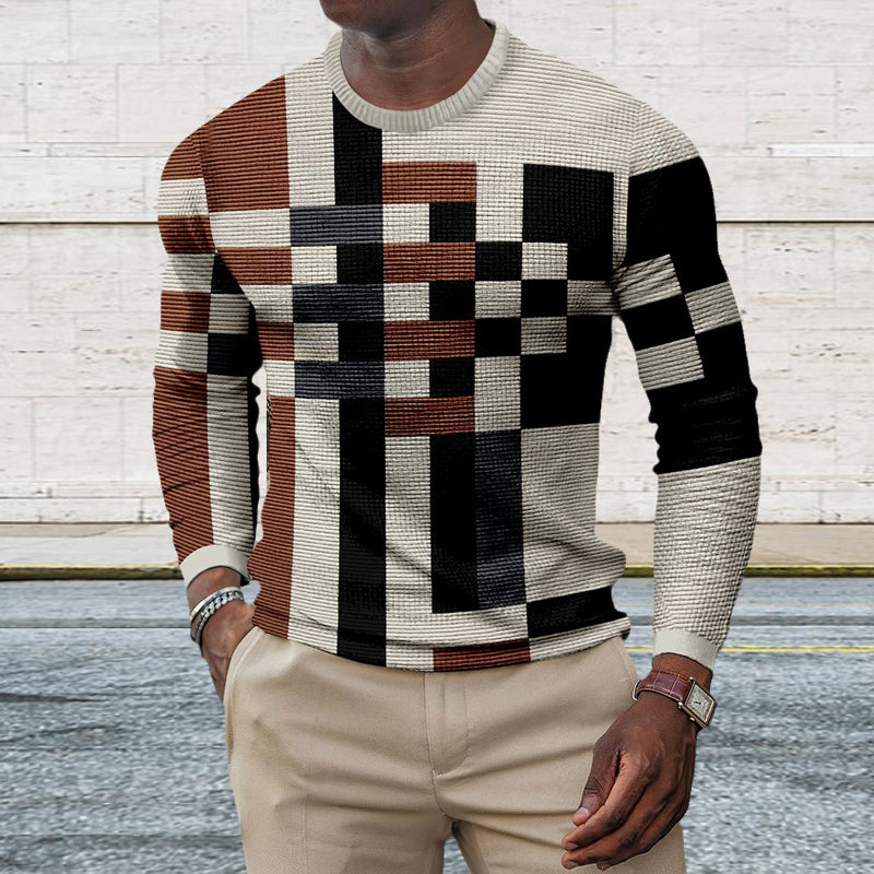 Men's long sleeve casual top