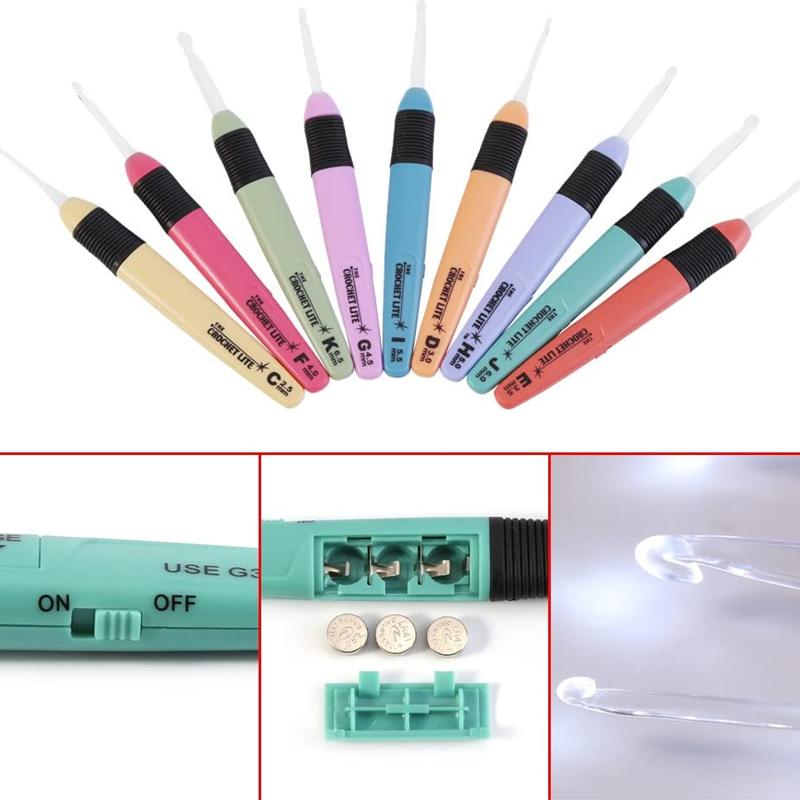 Led Crochet Set (9pcs)