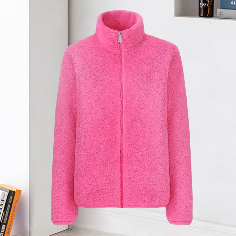 Polar Fleece Stand Collar Jacket