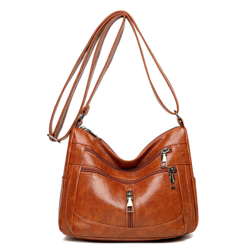 Soft Leather Crossbody Bag for Women