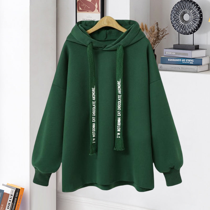 Hooded Letter Sweatshirt
