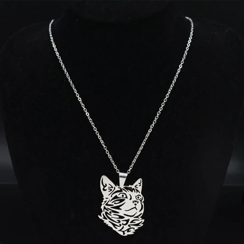 Cat Face Necklace