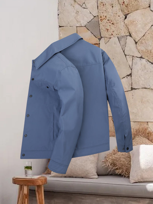 Workwear Solid Color Coat
