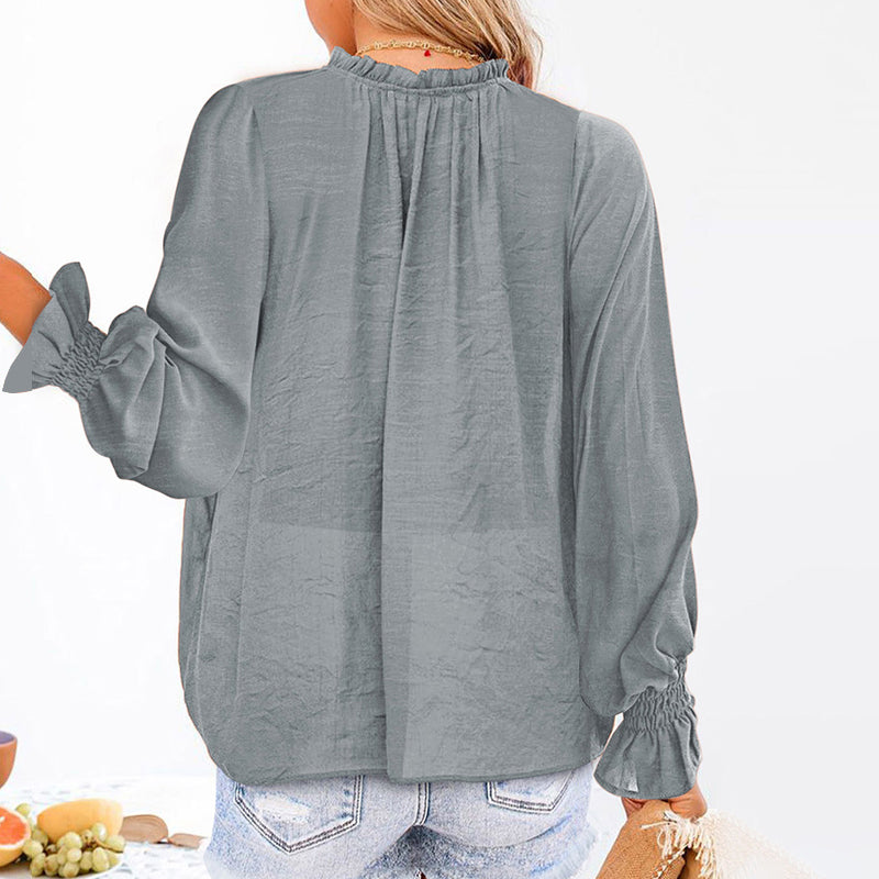 Cuff Flared Shirt