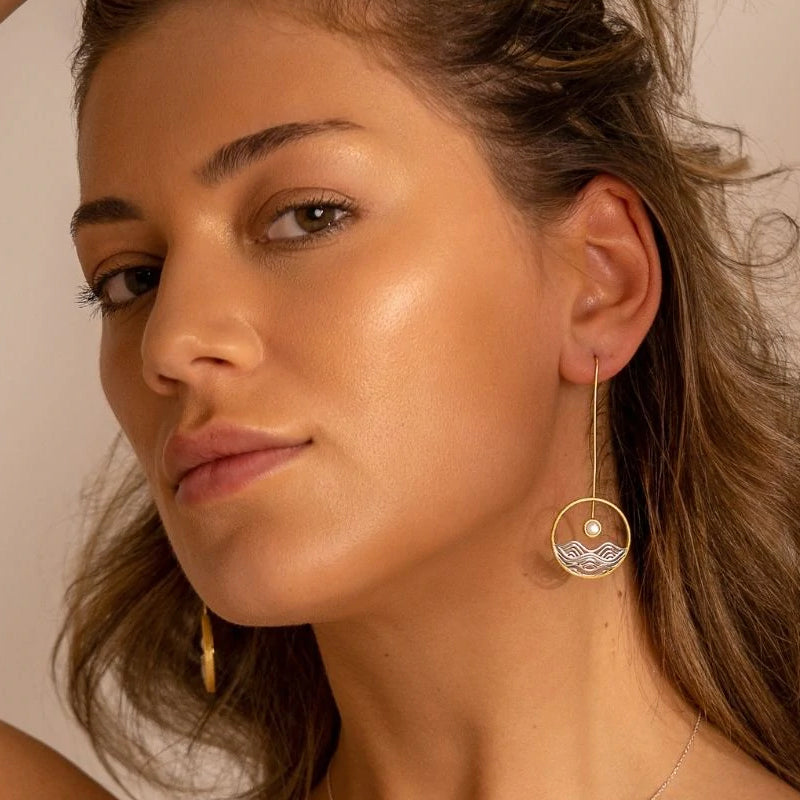 Women Elegant Moonlight Earrings