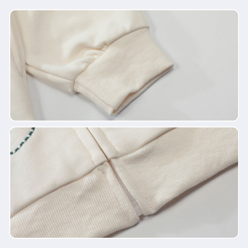 Letter Embroidered Hoodie