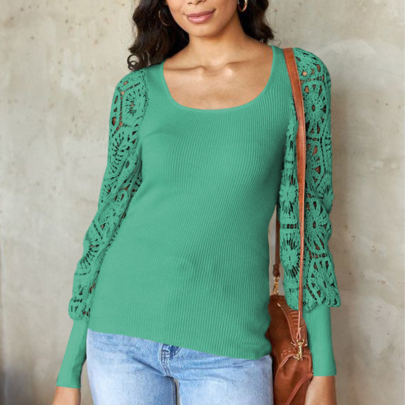 Lace Long Sleeve T-Shirt