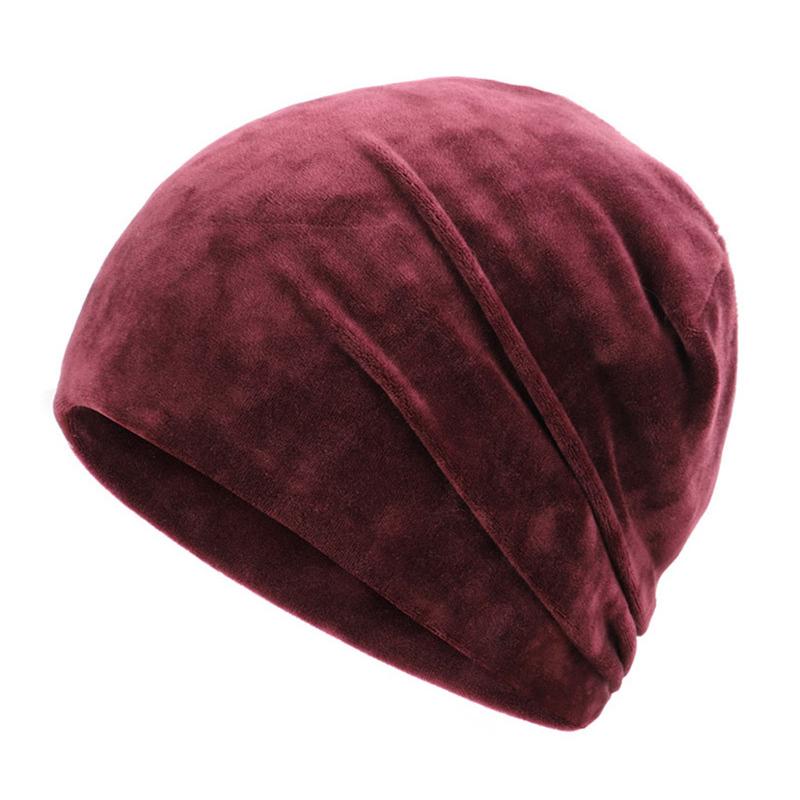 Soft winter slouchy beanie with rhinestones