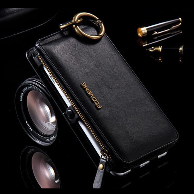 Classic Retro Stand Wallet Case For Phone