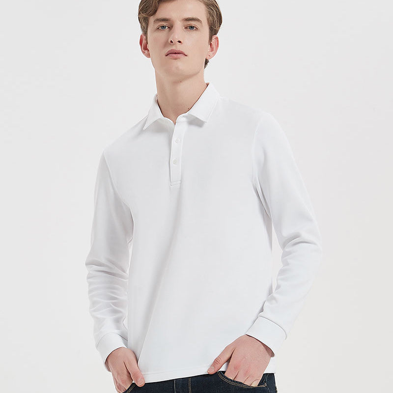 Men's Long Sleeve Polo Shirts