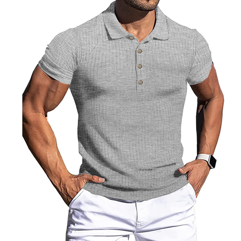 Men's Solid Color Golf Shirt