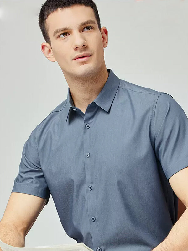 New Summer Elastic Loose Solid Color Shirt