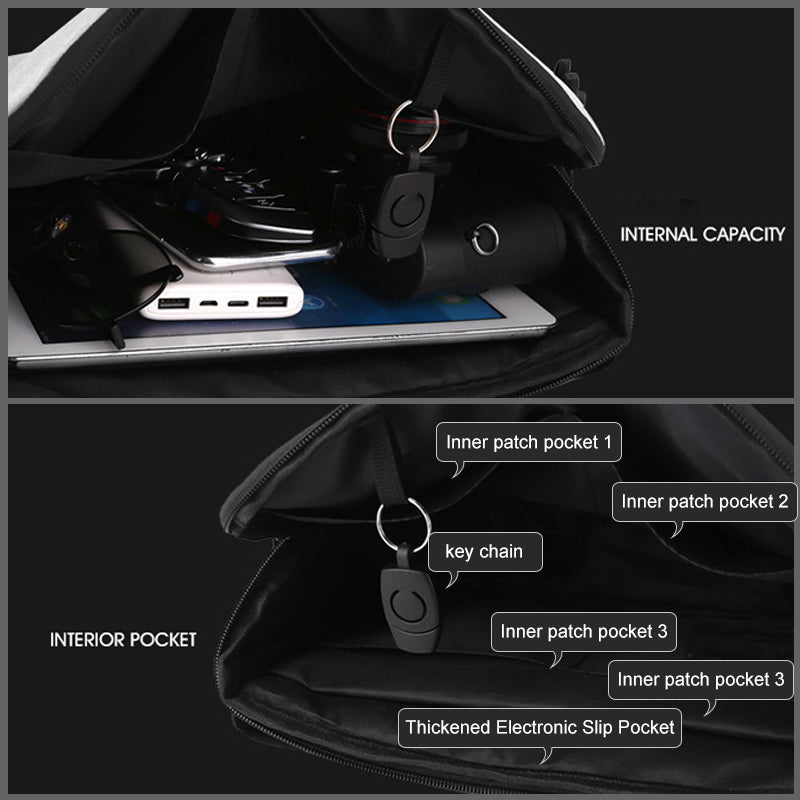 Multilayer Functional Messenger Bag