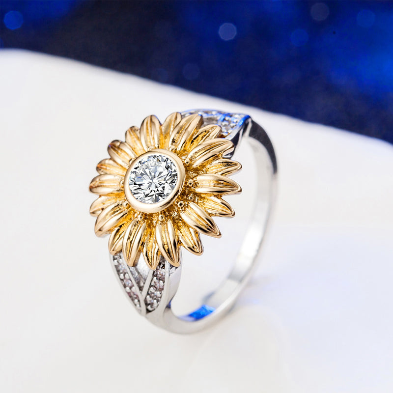 Sunshine Sunflower Ring